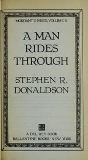 Cover of A Man Rides Through