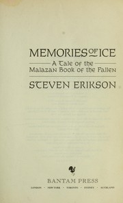 Cover of Memories of Ice