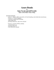 Cover of Azure Bonds