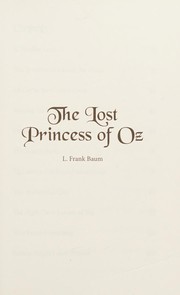 Cover of The Lost Princess of Oz